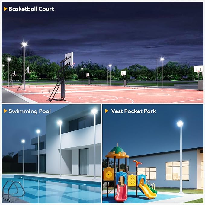 Leddictive 1 Pack LED Flood Lights Outdoor, 50W 5000LM Super Bright Floodlight Outside Work Light with 5.9FT Plug, IP65 Waterproof 6000K Outdoor LED Flood Light for Garage, Yard, Lawn, Garden