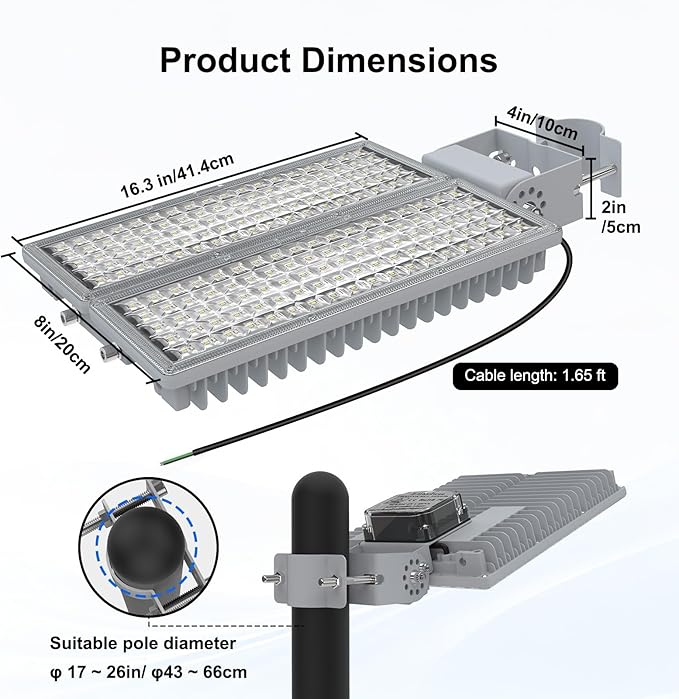 200W Dusk to Dawn Flood Lights Outdoor with Remote, 28000LM LED Parking Lot Light with Photocell, 6500K Daylight LED Barn Lights IP67 Waterproof Stadium Security Light for Garten Backyard