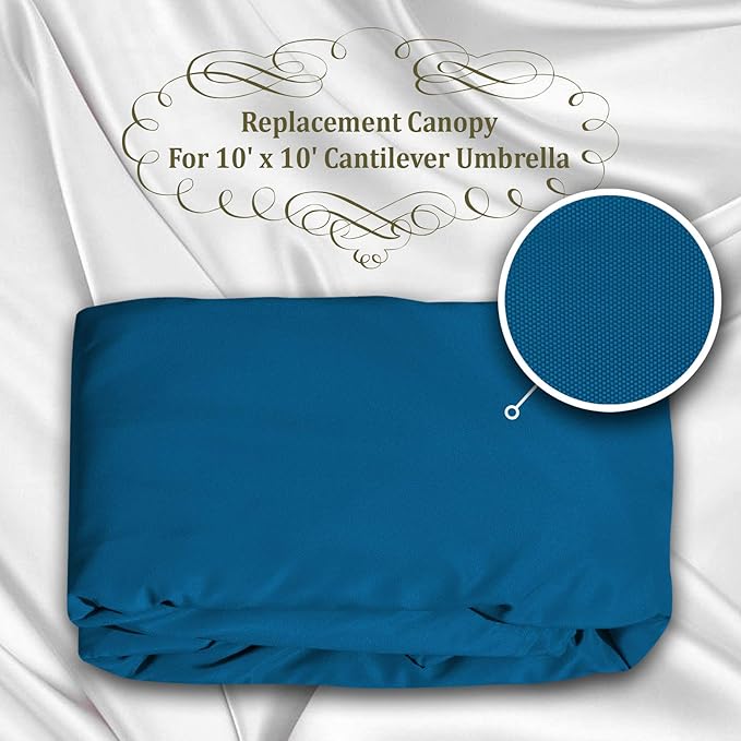 BenefitUSA Outdoor Canopy Top Cover Only Replacement Canopy for 10'x10' ROME Cantilever Patio Umbrella (Canopy Only)