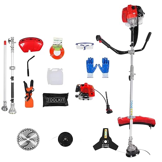 2-Stroke 52CC Gas Weed Wacker 2-in-1