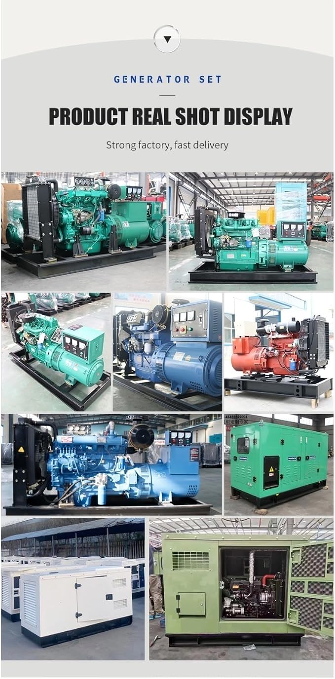 Portable Generator System Emergency Backup Power Supply for Outdoor Work Industrial Sites and Remote Commercial Energy Demand Applications