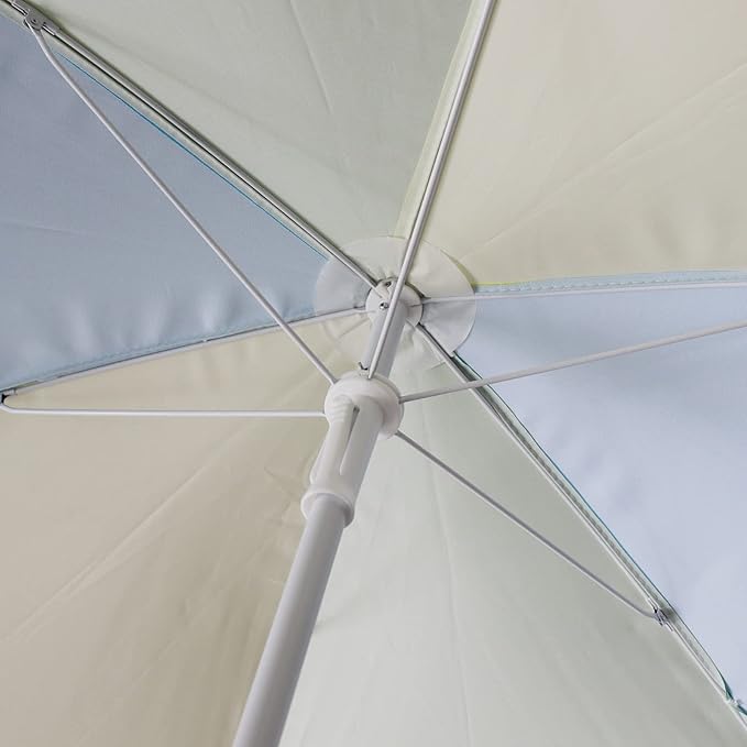 AMMSUN 47 Inch Seaside Beach Umbrella for Sand and Water Table - Kids Durable Umbrellas for children Beach Camping Garden Outdoor Play Shade