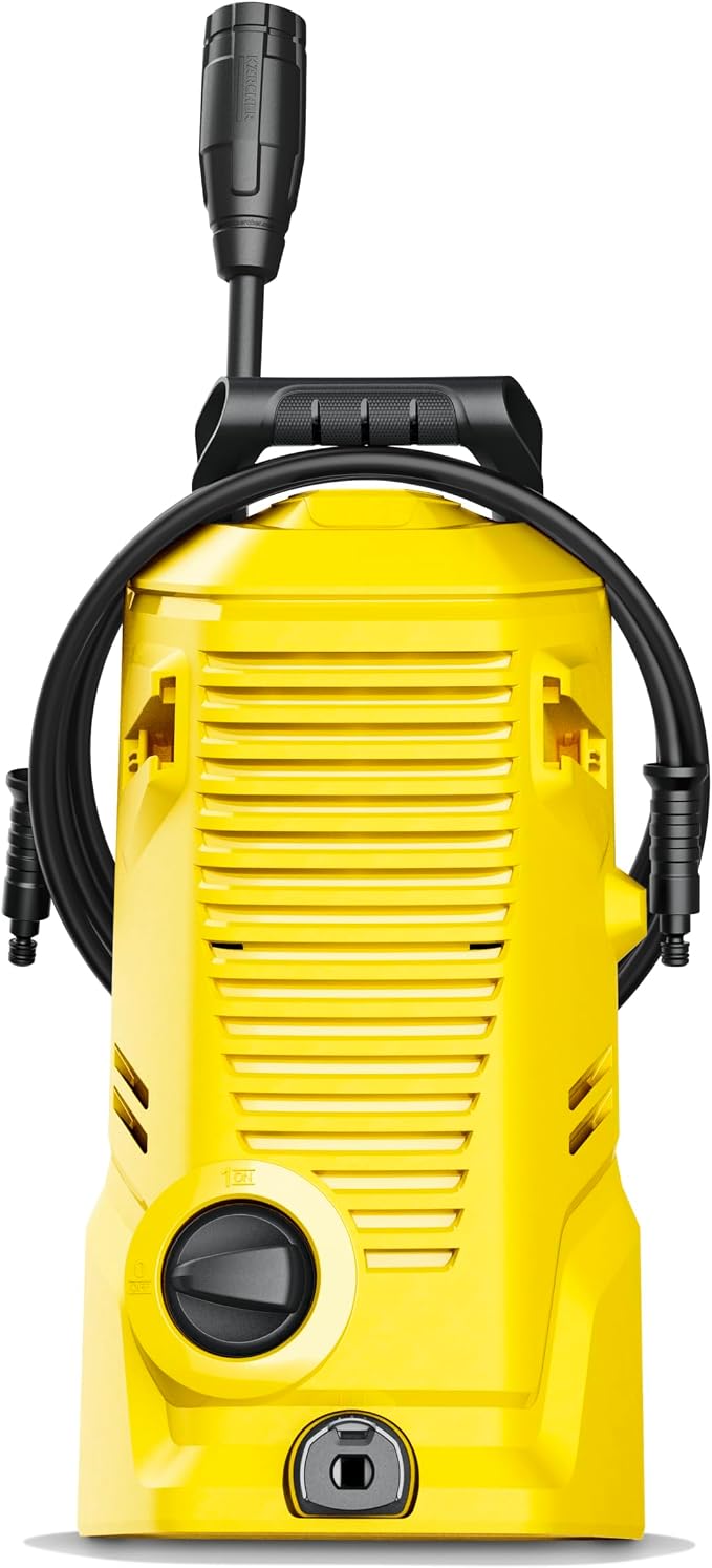 Kärcher K 1 Electric Pressure Washer, Foam Cannon, Spray Gun, Vario Power Spray Wand and Hose - Compact Design and Lightweight, Power Washer 1700 PSI - 1.45 GPM