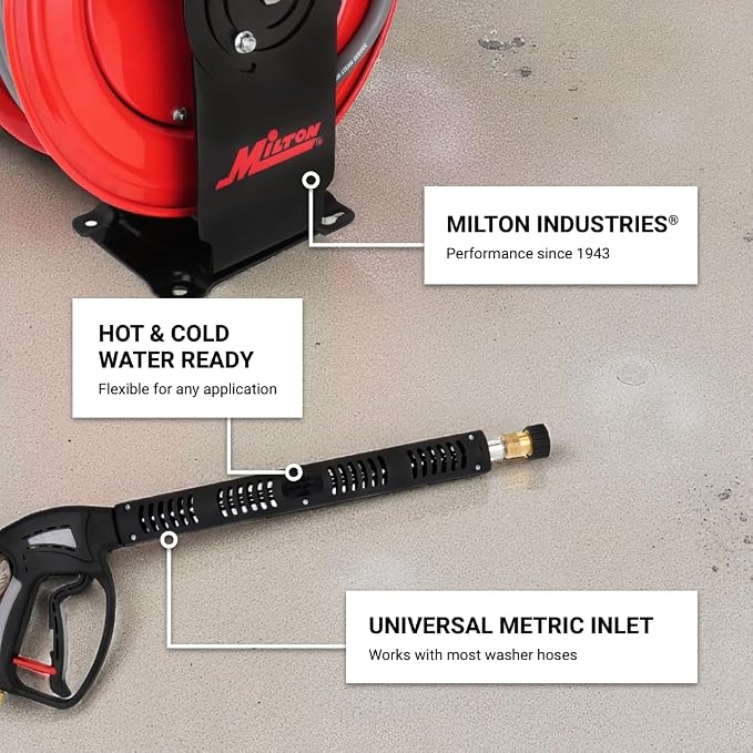 5,000 PSI Hot Water Pressure Washer Gun w/Vented Lance