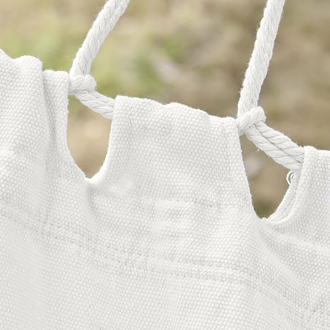 Backyard Hammock with Tassels,Max 330lbs,Bohemian Hammock with Carrying Bag, Indoor Outdoor Tree Hammock for Porch, Backyard, Camping, Beach, Yard, Bedroom, Patio, Porch
