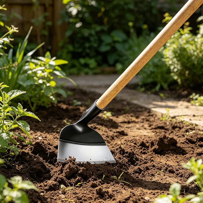 MAGICLULU Garden Hoe Head, Heavy Duty Round Eye Hoe Garden Tool Replacement for Weeding, Tough Soil Loosening, Hacking, Landscaping, Farming & Jardineria (9.24x5.89x5.89Inch, Without Handle)