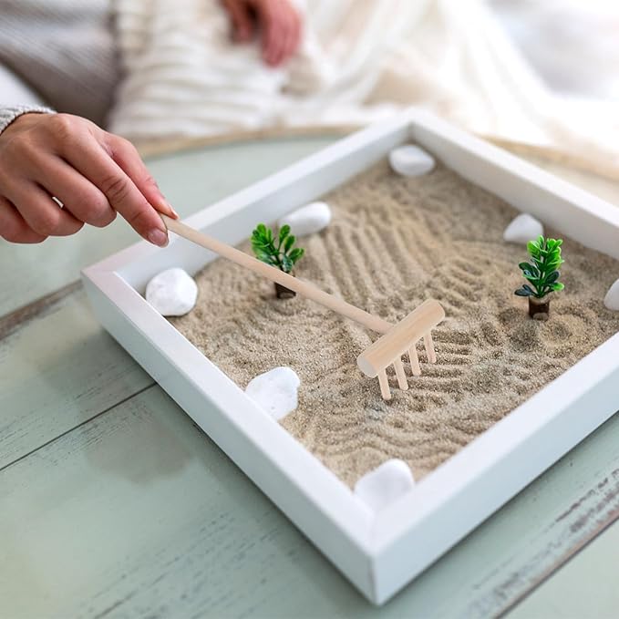 YARNOW 30 Pcs Mini Zen Garden Rakes Bulk, Miniature Sand Rake for Tabletop Meditation and Decorative Sandbox Accessories