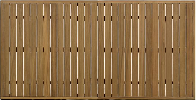 5-Piece Set Acacia Wood Dining Table and Chair Set, ll-Weather Outdoor Conversation Set Gathering Set.Thick Cushions, Suitable for Balcony, Vourtyard, and Garden (Beige@093)