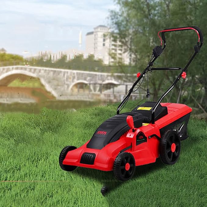 1500W New Type Corded Electric Lawnmower Small Household New Lawn Mower School Factory Hand Push Multifunction Lawn Mower C zhengzilu