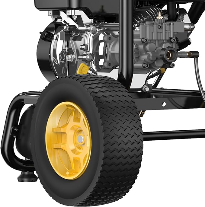 3500 PSI & 2.6GPM Gas Pressure Washer, Heavy Duty Power Washer, 30Ft High Pressure Hose&Soap Tank, 5 Adjustable Nozzles, EPA/CARB/ETL Compliant,Black
