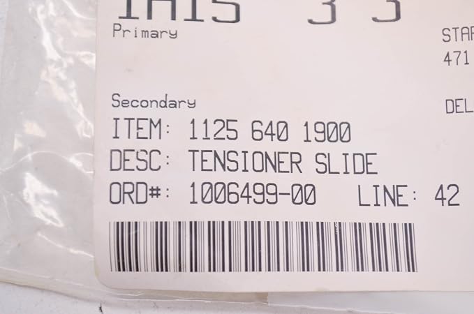 Stihl OEM Parts Tensioner Slide MS381, MS441 Chainsaw - 1125 640 1900, 1125-640-1900, 11256401900
