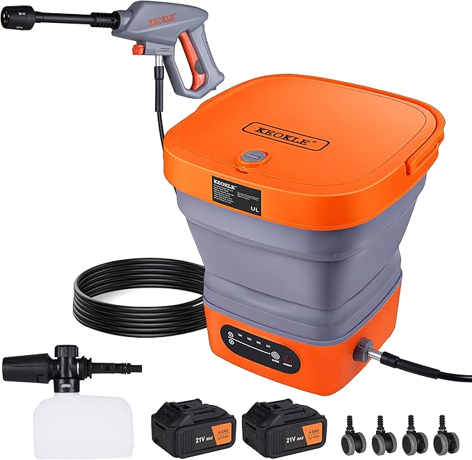 Cordless Portable Pressure Washer Original Replacement Battery(Battery Only, Pressure Washer Sold Separately)