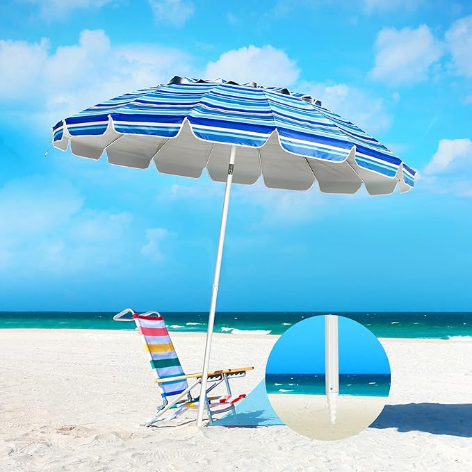 Giantex 8 Ft Beach Umbrella