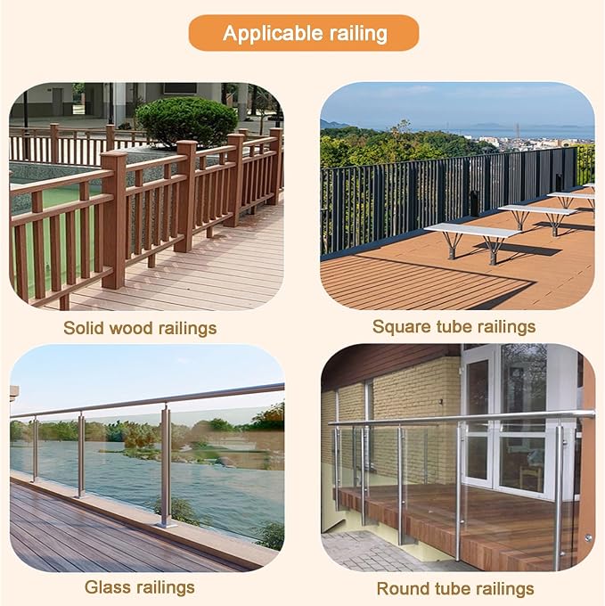 Adjustable Folding Balcony Railing - 4-Level Height, Indoor/Outdoor Hanging Bar for Patio, Deck & Balcony, Space-Saving Design, Size: 80x35cm (31.5x13.8in)