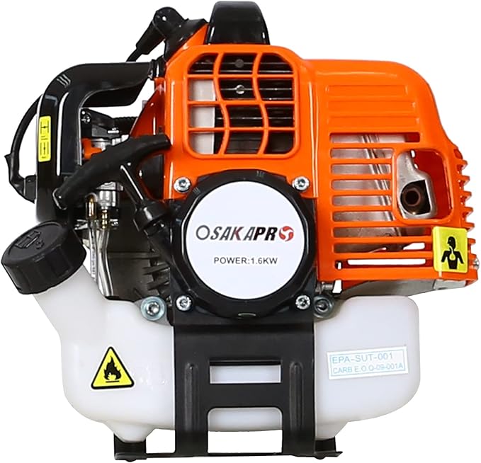 33cc 2-Cycle Gas Multi-Trimmer | 10-in-1 String Trimmer w/Rotatable 40” Pole Saw, Weed Eater Weed Wacker, Brush Cutter & Hedge Trimmer Gas for Lawn, Yard, Garden Care, All-in-one Garden Tool