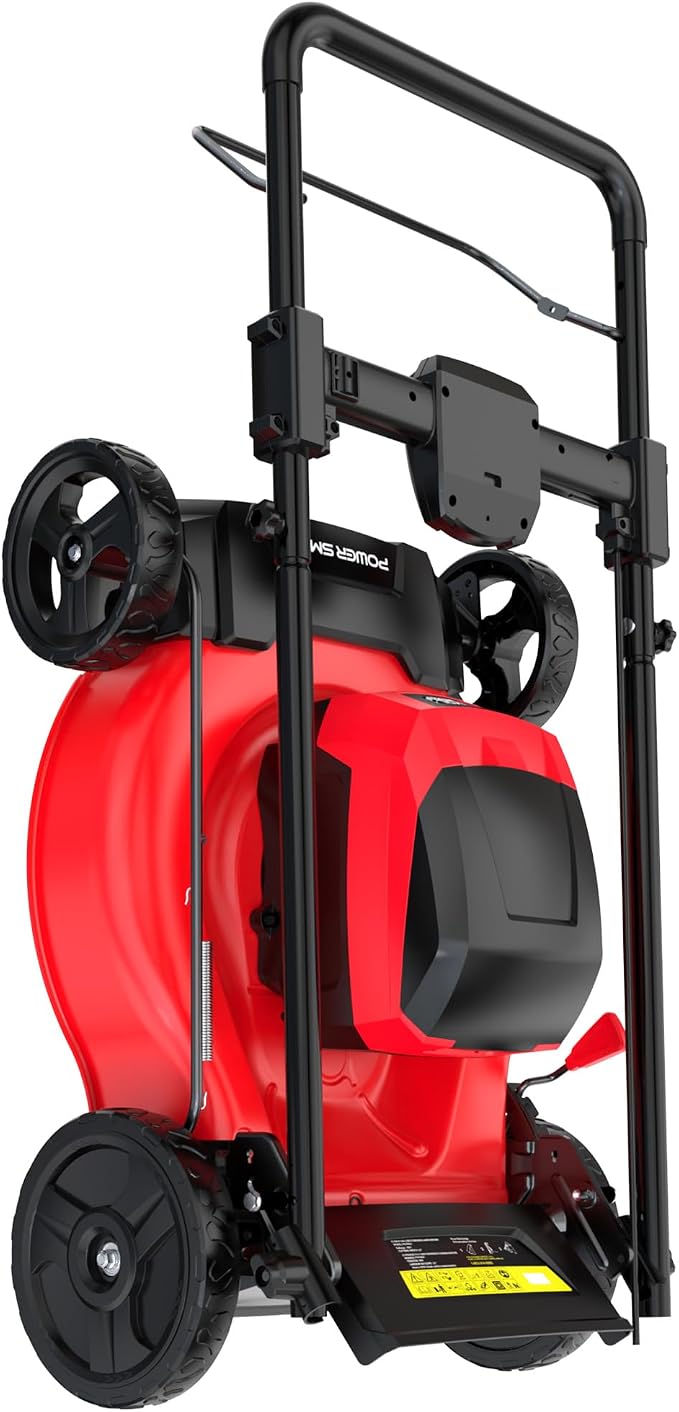 PowerSmart 80V 21in Cordless Push Lawn Mower,Brushless Battery Lawn Mower with 6.0Ah Battery and Charger