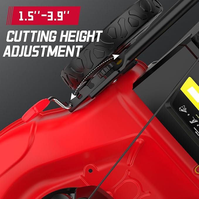 PowerSmart Gas Lawn Mower 21-Inch with 140cc Briggs&Stratton E550 Engine, 3-in-1 with Bagging, High Wheels, Lightweight, Easy Assembly, Cordless Push Lawn Mowers for Garden Yard