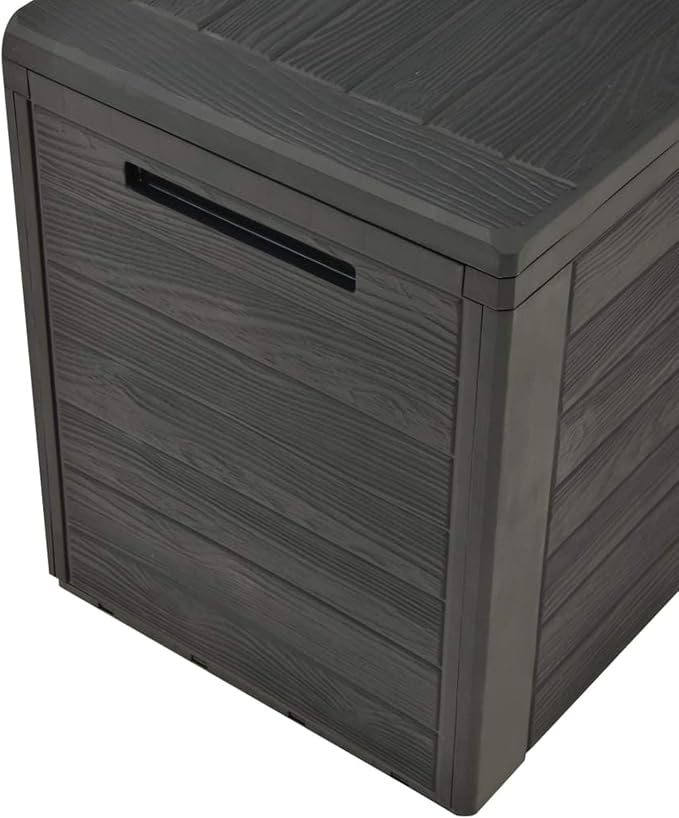 Festnight Patio Storage Box Storage Deck Box Outdoor Storage Container for Outdoor, Balcony Anthracite 38.7"x17.3"x21.7"