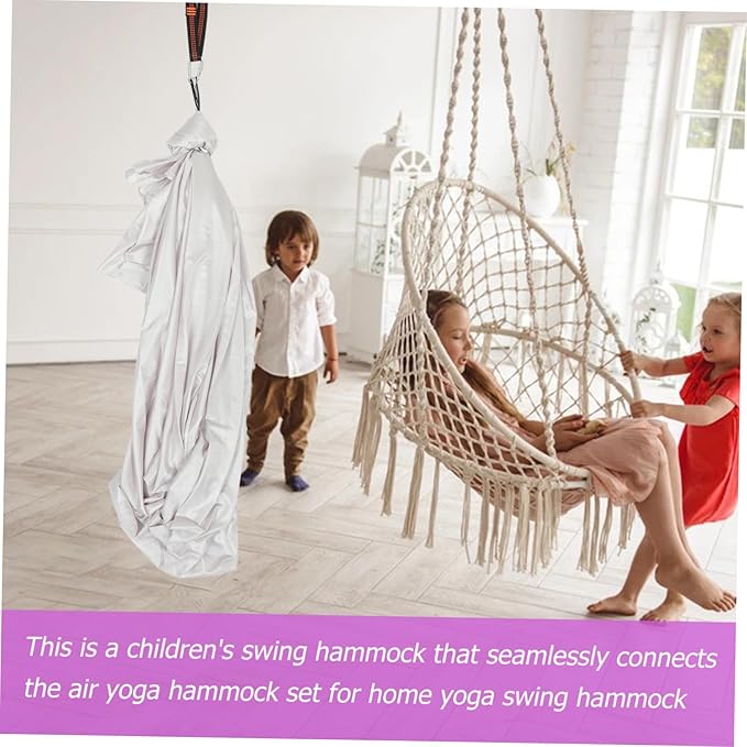 BESPORTBLE Aerial Hammock Hammocks for Boys and Girls Adults Portable Outdoor Play Equipment Boys and Girls Indoor Play Toy Grey