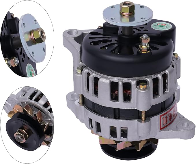 2000W Permanent Magnet Generator Permanent DC Generator Low Rpm Charging Stable Low Noise Pure Copper Motor 24V Two Wheel Generators for Agriculture