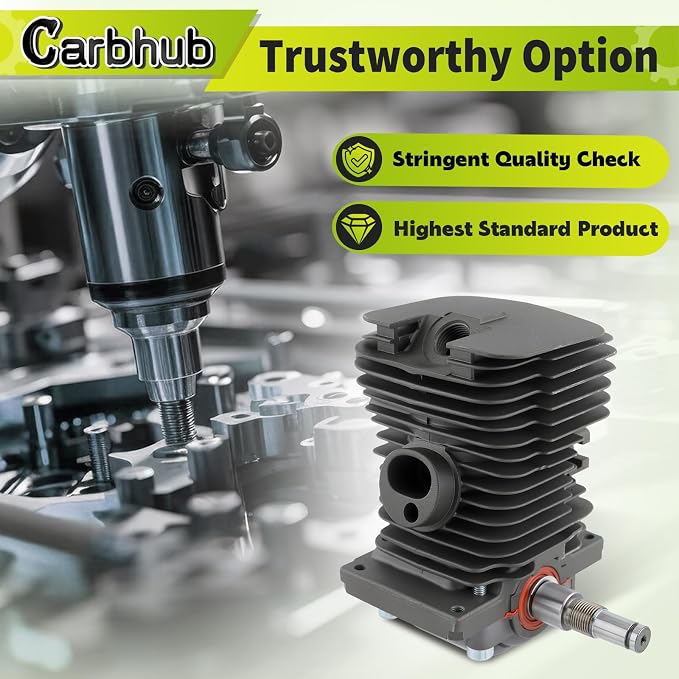 Carbhub MS180 Cylinder Piston Crankshaft for Stihl MS170 MS180 018 Chainsaw Engine Motor Cylinder Replaces 1130 020 1208, 1132 030 0402