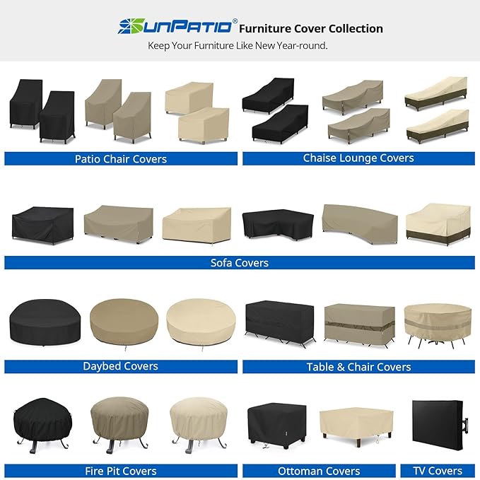 SunPatio Outdoor Sofa Cover Waterproof, Heavy Duty Couch Cover 93.5 Inch with Seam Taped, All Weather Protection 3-Seater Patio Bench Protector for Outdoor Furniture, 93.5" W x 45" D x 39" H, Taupe