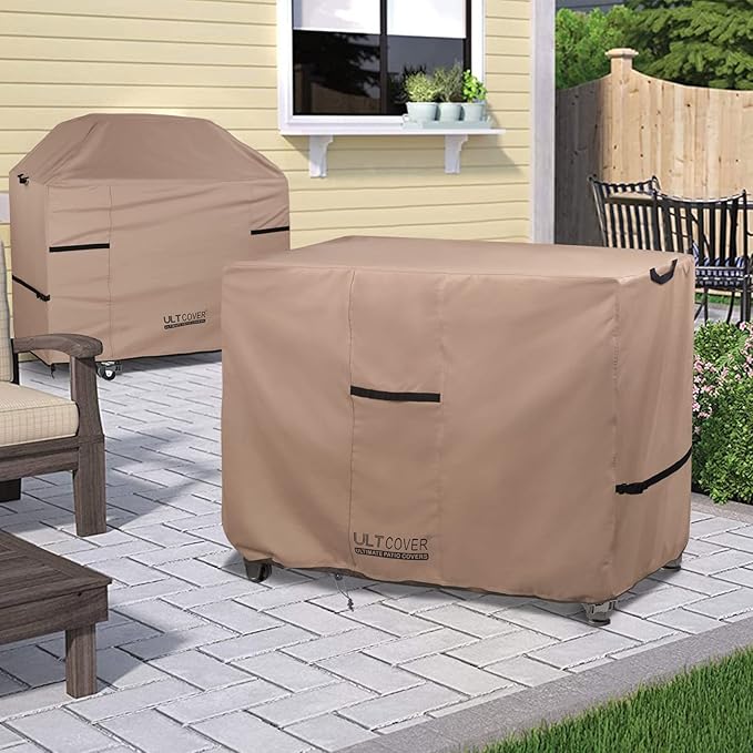 ULTCOVER Waterproof Prep Table Cover for 52 Inch Keter Unity XL Portable Table, Outdoor Storage Cabinet Prep Station Cover 54L x 22W x 35H inch