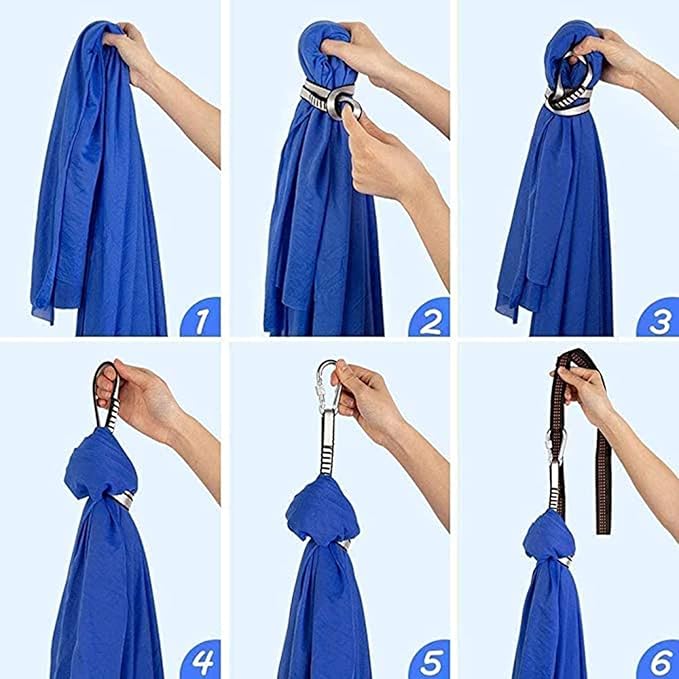 Kid Indoor Swing Elastic Therapy Hammock Cuddle Up to 440lbs Sensory Parcel Steady Swing Indoor Outdoor Autism ADHD Aspergers (Color : Blue, Size : 150 x 280 cm)