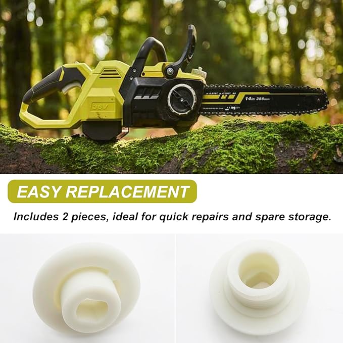 537485001 Oil Pump Worm Gear for Ryobi RY40503 RY40505 RY40580 40V 14" Cordless Chainsaw Replacement Part Compatible with RY40505VNM - 2PCS