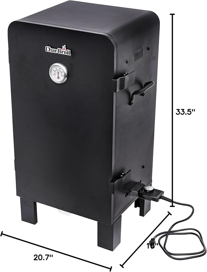 Charbroil Analog Electric Smoker, Black - 18202077