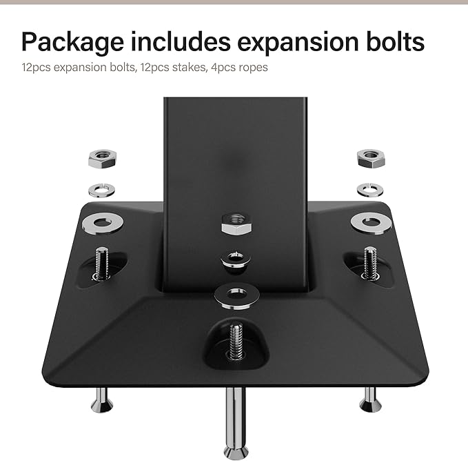 LAUSAINT HOME 8'x8' Outdoor Gazebo, Metal Frame Heavy Duty Patio Canopy Tent Shelter with Double Roofs, Mosquito Nettings and Privacy Screens for Backyard, Garden, Lawn, Steel Gray