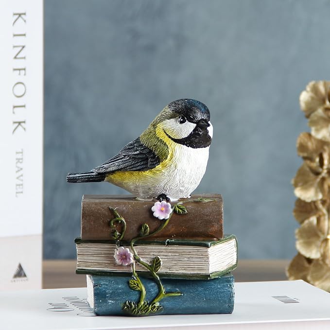 Smadeer Bird Statue for Garden Decorations,Garden Sculptures & Statues,Animal Bird Figurine for Indoor Outdoor Backyard Yard Porch Patio Lawn Outside Home Shelf Decor Accent,Bird Ornament