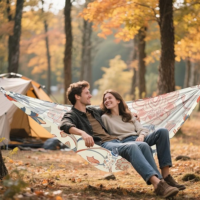 William Morris 330lb Capacity Outdoor Hammocks with Tree Straps Backyard Hammock for Outside Patio Backyard Poolside accesorios para campamento