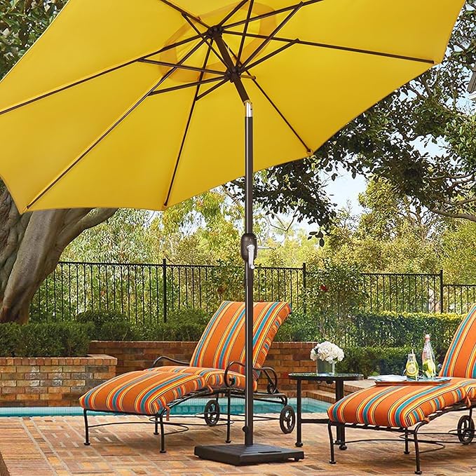 Blissun Umbrella Replacement Lower Pole, Patio Umbrella Bottom Pole with Bullet Buckle, Only Compatible Umbrellas