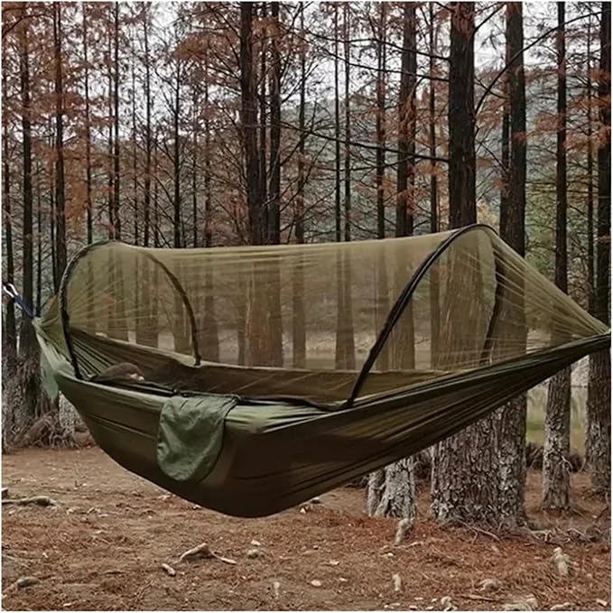 Outdoor Hammock with Net for Camping Travel
