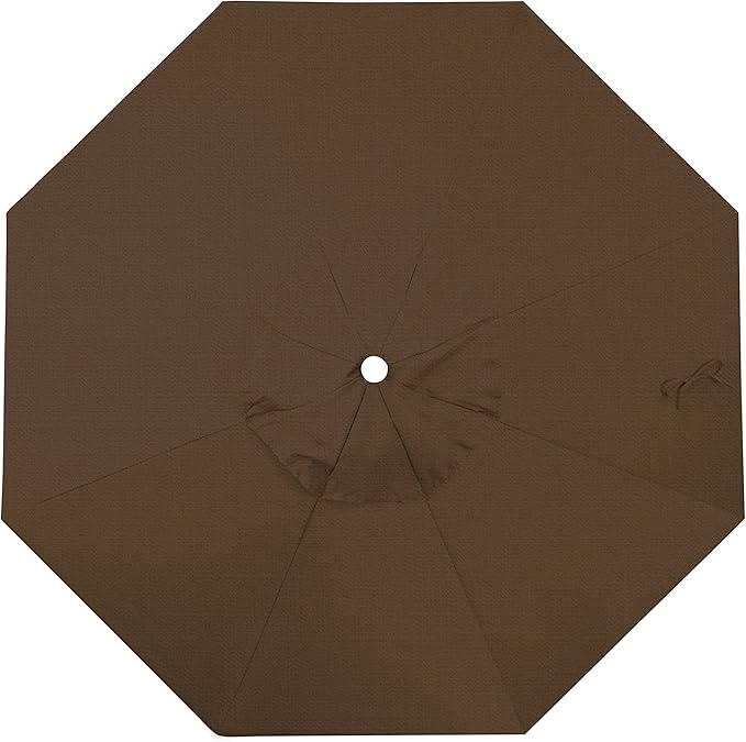 California Umbrella Replacement Canopy Cover in Teak Olefin Umbrella, 9' Round (C908-F71)