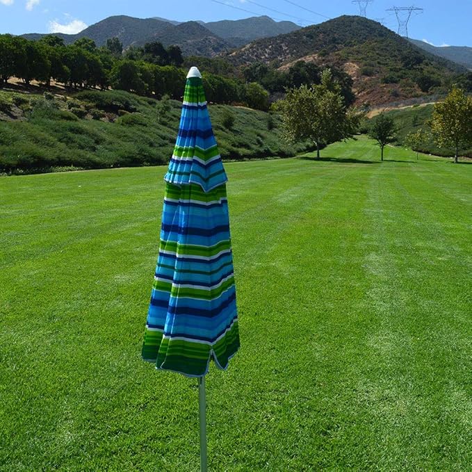 Beach Umbrella Rainbow Includes Carry Bag