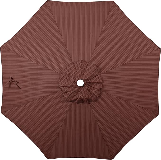California Umbrella Replacement Canopy Cover in Terrace Adobe Olefin Umbrella, 7.5' Round