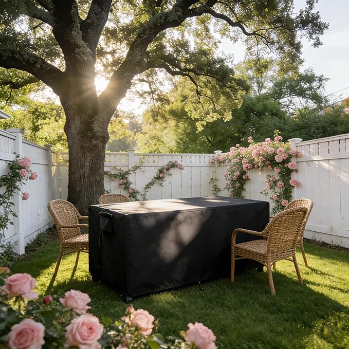 Patio Table Cover for Outdoor Tables, 70inch Heavy Duty Waterproof Furniture Cover for Buffet Table/Bar Tables/Prep Table/Grill Table/Cooler Cart/Dining Tables/Coffee Table-70"L x 24"W x 34"H