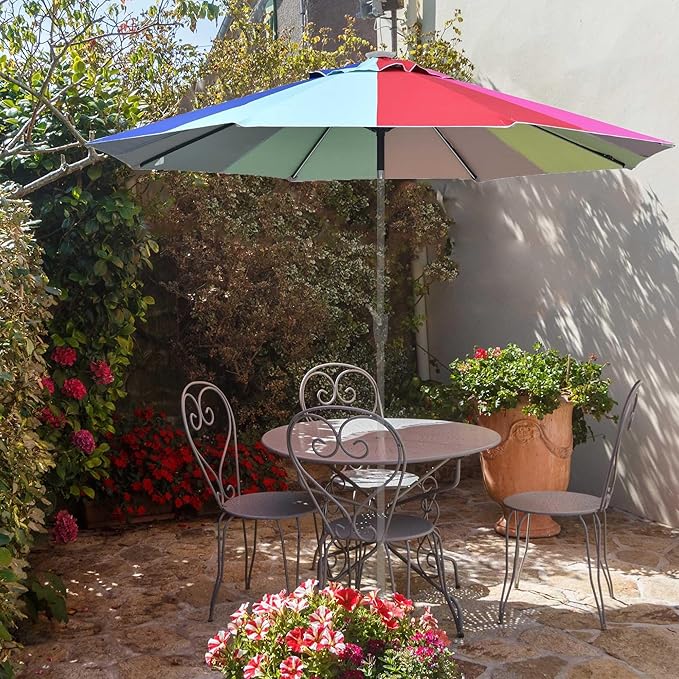 Yescom Patio Umbrella Replacement Outdoor Canopy Beach Backyard Market Table Top Cover