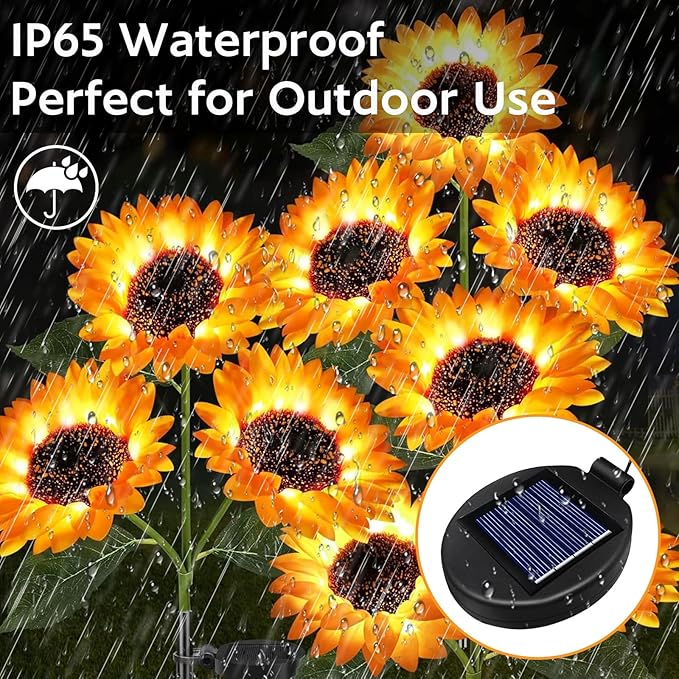 2 Pack Replacement Solar Panel for Outdoor Lights, Solar Lights Replacement Parts for DIY Repairing Outdoor Flowers Lanterns Small Panels Garden Patio Decorations