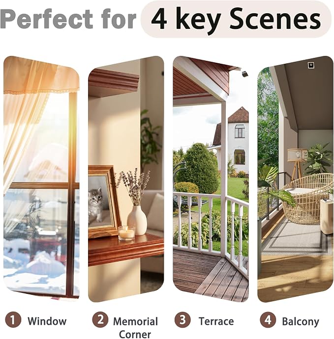 BamLue Cat Angle Memorial Suncatcher Window Hanging Decor, Loss of Cat Sympathy Sun Catchers Wall Art Gifts for Pet Lover