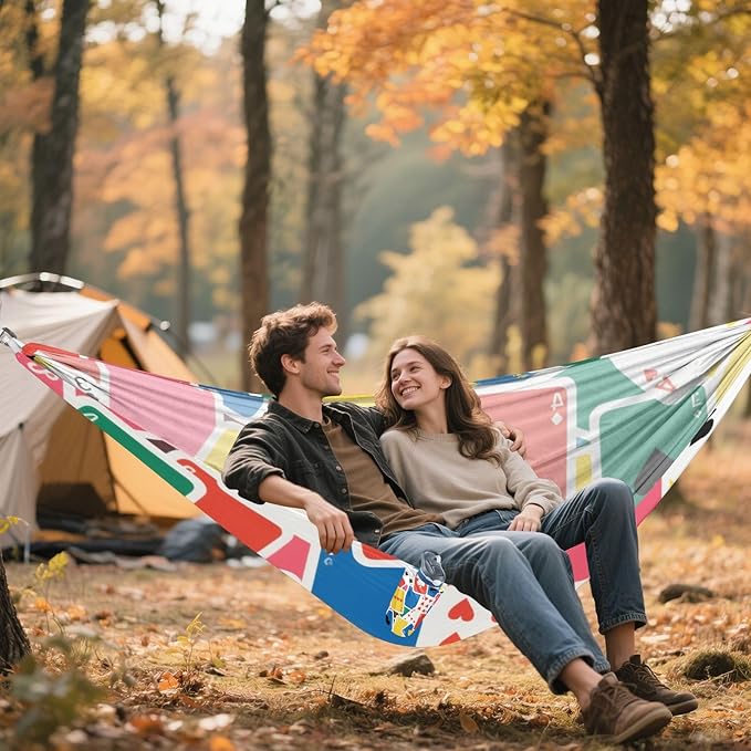 Colored Cartoon s 330lb Capacity Outdoor Hammocks with Hanging Rope Indoor Hammock for Indoor Outdoor Patio soporte para hamacas para adultos