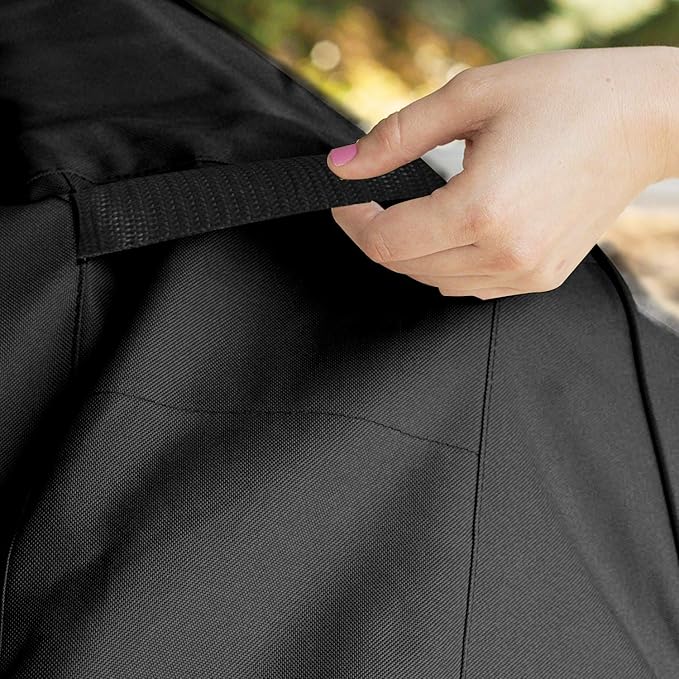 RosieLily Outdoor Chair Covers, High Back Patio Chair Covers Waterproof, Heavy Duty Patio Furniture Covers, Stackable Outdoor Bar Stool Covers, 600D, High Back with Lock Hole-4 Pack