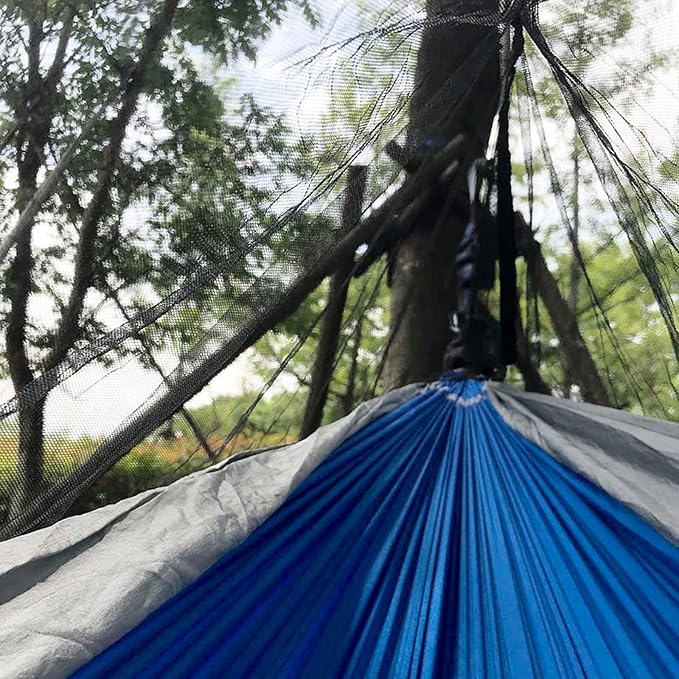 NOBRIM Camping Hammocks Mosquito Net Net Lightweight Portable 2 Person Hammock Fast and Easy Set Up for Outdoor Furniture