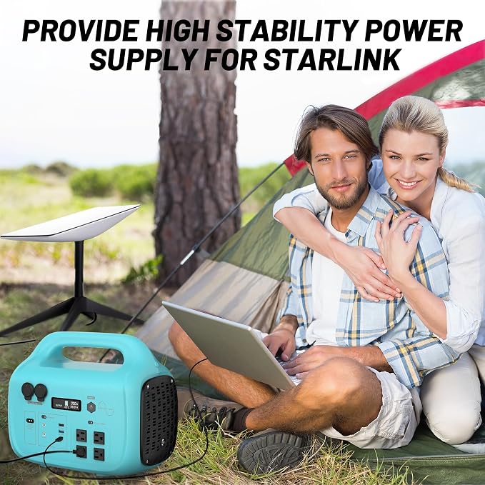 STARY LINE Phantom Series 1800W Portable Power Station (1024Wh) for Home Backup & Camping – Phantom Blue, Listed