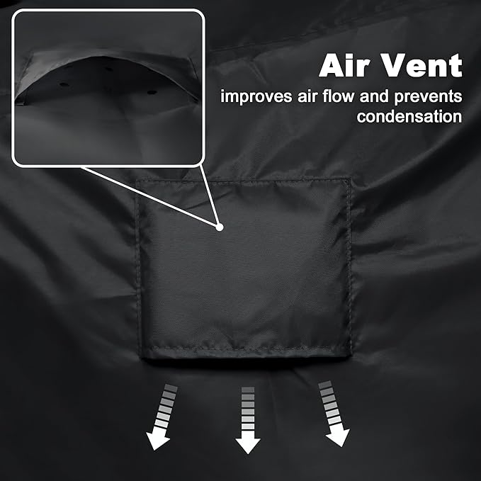Patio Furniture Covers,Outdoor Furniture Cover Waterproof,Patio Furniture Set Covers for 4 Piece Outdoor Conversation Set,Patio Covers Set X-Large (Black)