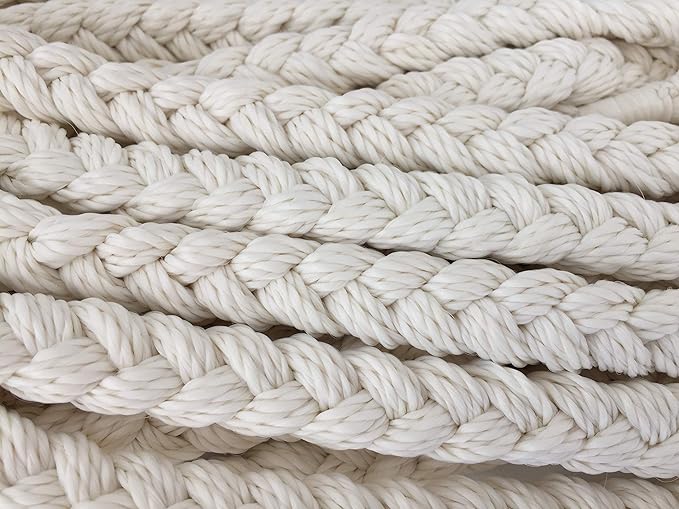 Traditional Maya Hammock -Natural Hammock (Large) - Thick Nylon Thread