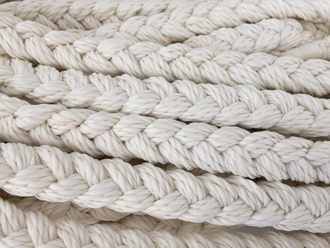 Traditional Mayan Hammock - Hammock Made with Thick Cotton Thread (Natural, Medium)