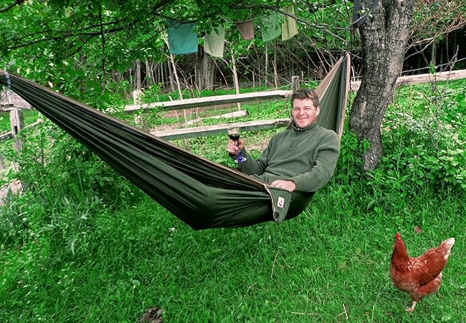 Hammock Bliss Double - Extra Long - Extra Wide - Extra Large - Two Person Double Wide Camping Hammock - Suspension System Included - The Largest Double Hammock On Planet Earth